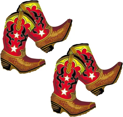 Vista 4 de Artisan Owl Botas de vaquero bailarinas jumbo de 36 pulgadas para fiesta de cumpleaños o celebración temática de rodeo