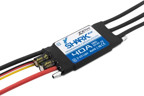 Vista 10 de ZTW Barco Serie Shark ESC (Shark G2 20A SBEC)