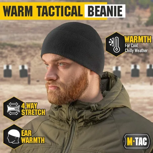 Vista 2 de M-Tac Watch Cap Fleece Mens Winter Hat Military Tactical Skull Cap Beanie