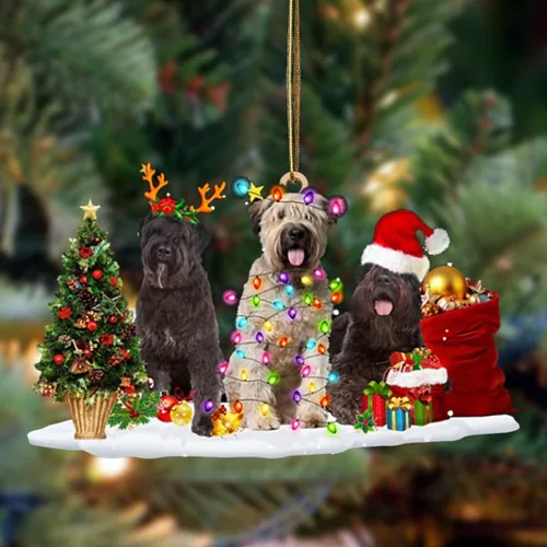 Vista 88 de Nazenti Adorno de Navidad personalizado con amigos Affenpinscher – Adorno de perro personalizado para amantes de las mascotas, acrílico plano