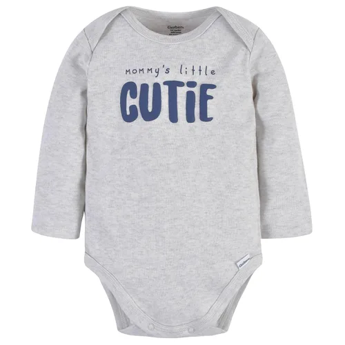 Vista 6 de Gerber Conjunto de regalo de ropa para bebé, 14 piezas, azul, 0-3 meses