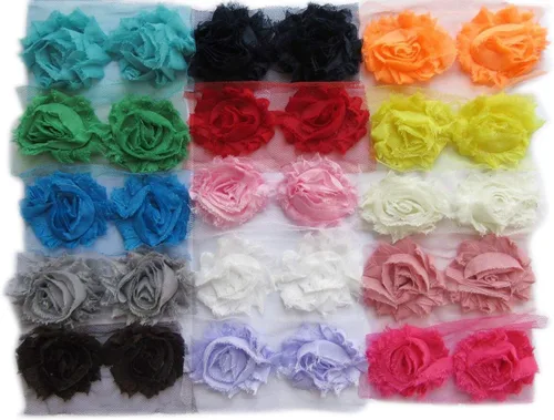 Vista 11 de yycraft Pack de Flores de estrás de 2 pulgadas con perla para manualidades.