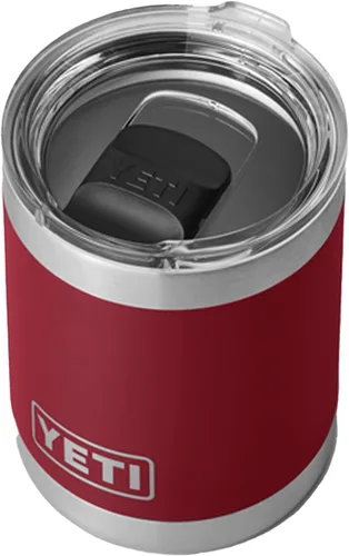 Vista 19 de Yeti Rambler Vaso corto de 10 onzas con aislamiento térmico al vacío, de acero inoxidable, con tapa MagSlider Rosa arenisca.