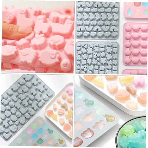 Vista 9 de 2 moldes de silicona para hornear de alpaca, moldes de chocolate para bricolaje, moldes para dulces con forma de animal para uso doméstico