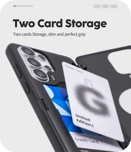 Vista 210 de GOOSPERY Parachoques magnético para puerta compatible con Galaxy S9 Plus, tarjetero tipo billetera con cierre automático por iman, funda protectora