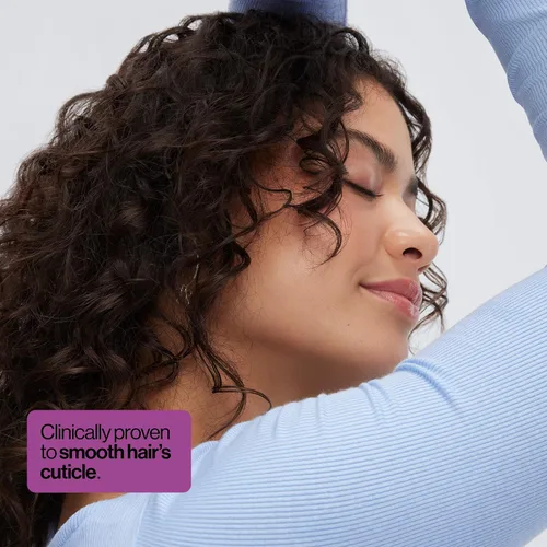 Vista 3 de Eva NYC Crema suavizante antiencrespamiento para el cabello, tratamiento sin enjuague para control del encrespamiento, suaviza para un cabello suave