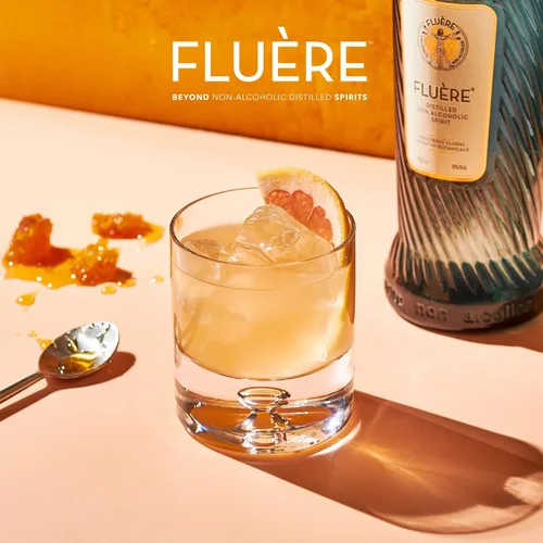 Vista 8 de FLUÈRE Mezcla botánica floral Alternativa a la ginebra Espíritu destilado sin alcohol prémium Alternativa de alcohol sin alcohol para cócteles