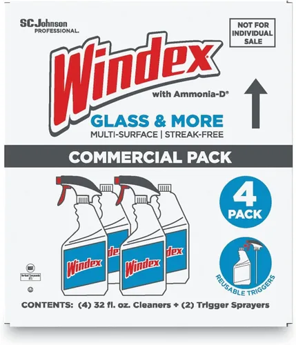Vista 4 de SC Johnson Professional Windex Glass & More - Recambio de 32 onzas