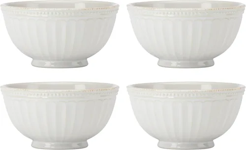 Vista 10 de Lenox 897388 French Perle Groove - Juego de vajilla de 12 piezas, servicio para 4