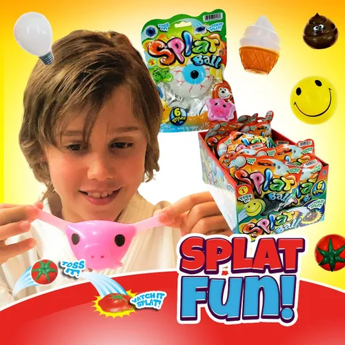 Vista 5 de JA-RU Pelotas antiansiedad esponjosas (2 bolas surtidas) juguetes sensoriales divertidos para niños y adultos, juguetes sensoriales para aliviar