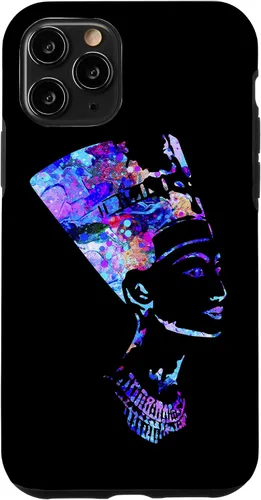 Vista 29 de Funda para iPhone 16 con diseño de reina egipcia Nefertiti