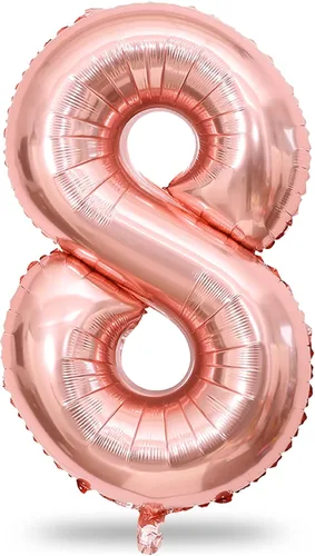 Vista 124 de Globo negro del número 0 para niñas y niños, 40 pulgadas, grande, número 0-9, de papel de aluminio, de Mylar para helio, juego de globos digitales