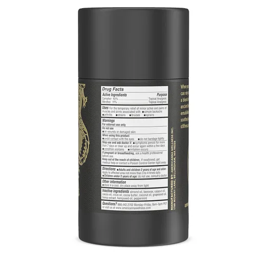 Vista 2 de Americanna Wellness Dragon Balm 3.4oz Roll-Up EXTRA Negro