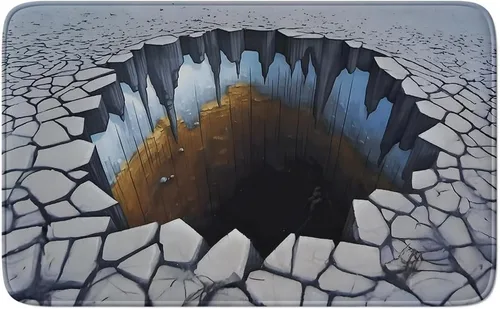 Vista 5 de Alfombra de ilusión óptica 197 Parent (ilusión óptica geométrica oscura)