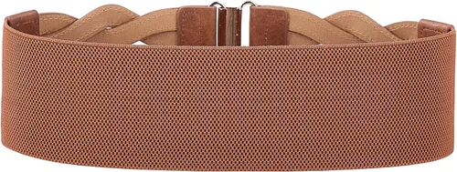 Vista 2 de GRACE KARIN Cinturón elástico vintage ancho para mujer.