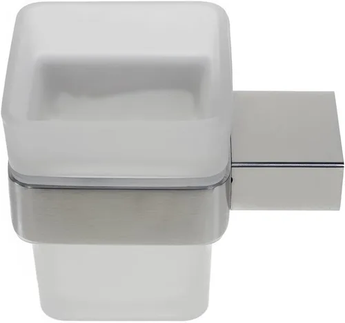 Vista 3 de QT Modern - Vaso para cepillo de dientes de baño, extremadamente elegante, hecho de acero inoxidable cepillado 304, resistente al agua y al óxido