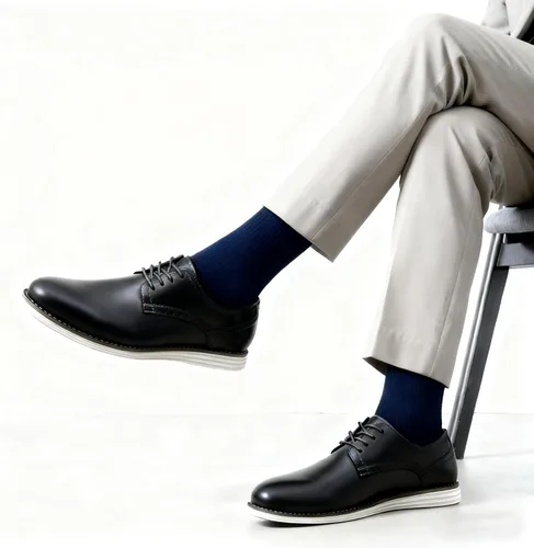 Vista 8 de Vostey Zapatos de vestir para hombre, zapatos de vestir casuales de cuero para hombres, zapatos Oxford de negocios de cuero para hombres