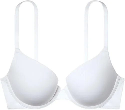 Vista 2 de Victoria's Secret Pink Wear Everywhere Push-Up Bra Triumph White