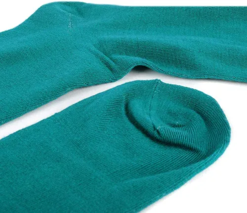 Vista 5 de Solid Color Casual Dress Socks for Men - Colorful & Comfortable Crew Socks