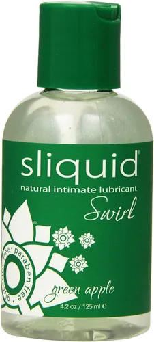 Vista 4 de Lubricantes Sliquid Swirl Glide íntimo natural, Sabor a mora y higo, 4.2 onzas