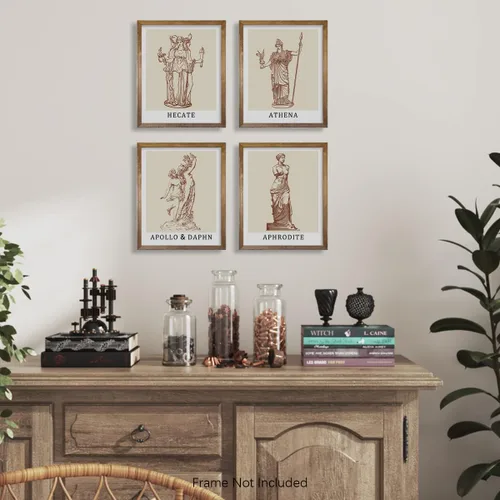 Vista 3 de Decoración de mitología griega – Póster del Olimpo griego – Decoraciones de fiesta temática de Grecia – Decoración de pared de imagen mítica
