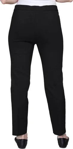 Vista 2 de Alfred Dunner Proporcionado Pantalones Cortos Allure Slim Pant Negro