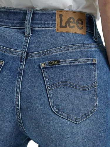 Vista 5 de Lee Pantalones de mezclilla Petite Ultra Lux Comfort con corte de bota Flex Motion para mujer