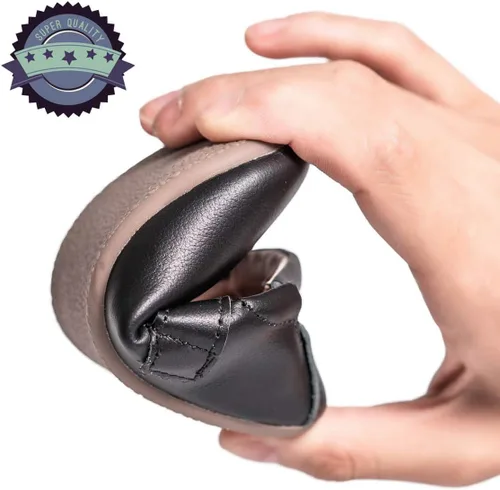 Vista 4 de Zapatos de bebé de cuero genuino para niñas y niños pequeños Mary Jane Zapatos de caminar Prewalker princesa vestido de boda zapatos zapatos