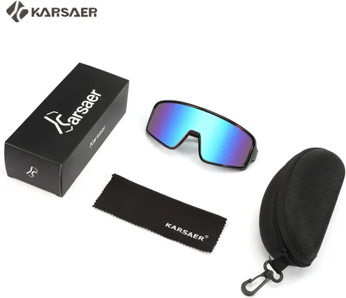 Vista 6 de Karsaer Vision - Gafas de sol deportivas para ciclismo, béisbol, softbol, unisex, para adultos, jóvenes, niños y niñas, 8-16