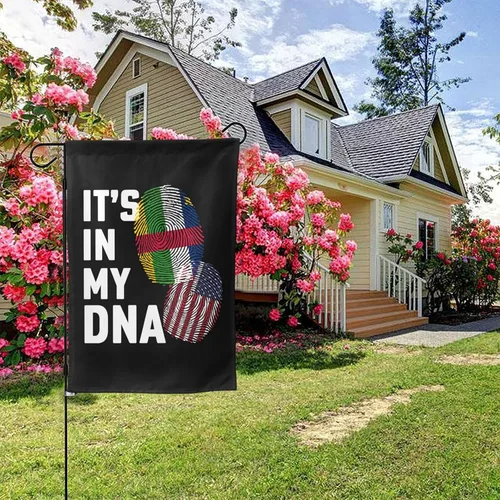 Vista 5 de The Central African Republic It's in My DNA Garden Flag 28"x40" Inch Double Sided Garden Flags Home Lawn Outdoor Decor Flags Party Banner Welcome