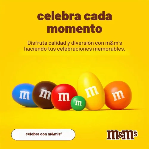 Vista 9 de M&M's - Bolsa de dulces de un solo color, de chocolate con leche, a granel.