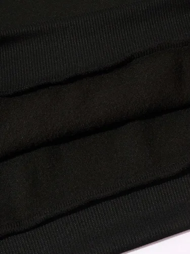 Vista 4 de GORGLITTER Sudadera con estampado de letras para hombre, casual, cuello redondo, manga larga, sin botones