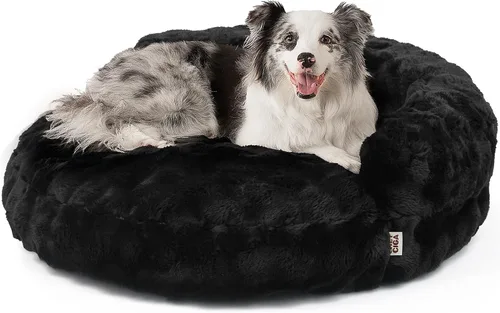 Vista 10 de EHEYCIGA Sofá cama suave para gatos de interior, cama extra pequeña esponjosa para perros con funda extraíble lavable, sofá para mascotas, Camello