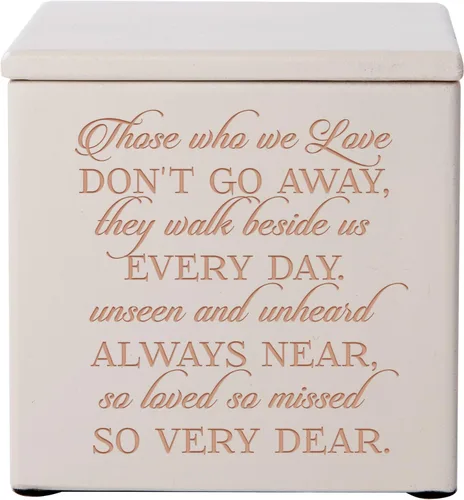 Vista 8 de Urnas de cremación para cenizas humanas – Pequeña urna funeraria caja de recuerdo para mascotas – Regalo conmemorativo para el hogar o columbario