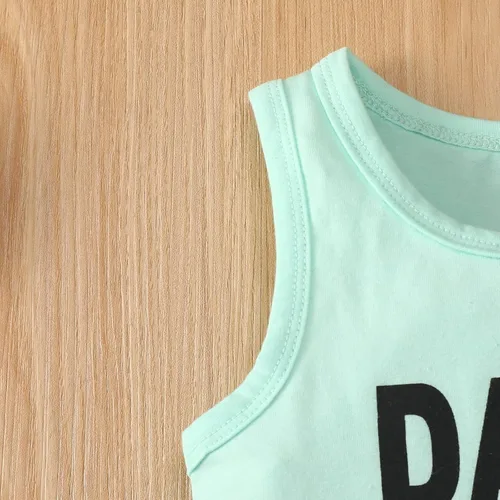 Vista 4 de Afunbaby Ropa de verano para bebé niño, camiseta sin mangas, pantalones cortos para recién nacidos, 6, 12, 18, 24 meses