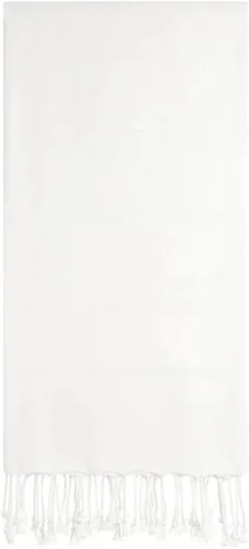 Vista 2 de Toalla de playa turca de 39 x 71 % algodón turco prelavada, sin arena, de gran tamaño, absorbente, de secado rápido, toalla de playa ligera