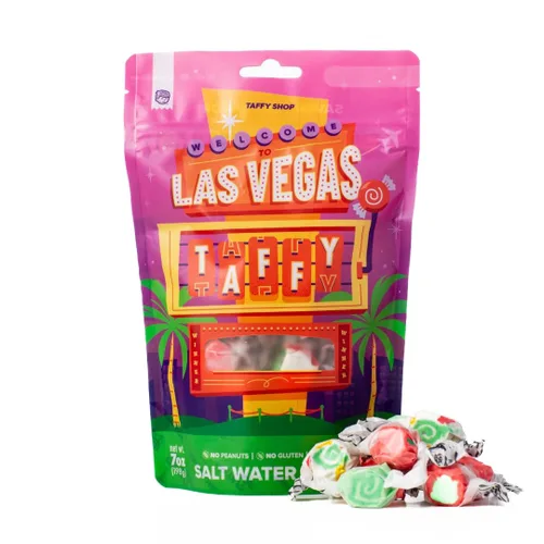 Vista 16 de Taffy Shop Boston Salt Water Taffy - Caramelo masticable suave gourmet, aperitivo dulce a granel, regalo fresco, sin gluten y kosher, 30 piezas