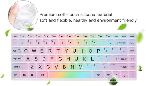 Vista 5 de Funda para teclado para HP Pavilion X360 14" y HP Laptop 14 14-dq 14-fq 14-dk 14m-dh 14-cd/ce/cf Series 14-cf0006dx/cf0012dx 14-dk0002dx