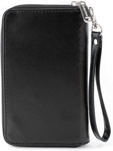 Vista 2 de Buckle-Down Disney Wallet, Zip Around, The Princess and the Frog Dr. Facilier Tiana Top Hat, cuero vegano, La princesa y la rana Dr. Facilier