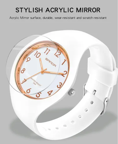 Vista 3 de XCZAP Reloj electrónico impermeable del cuarzo de las señoras de los deportes de la serie