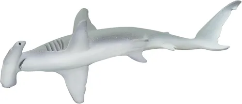 Vista 2 de Safari Ltd. Hammerhead - Figura de tiburón realista de 8 pulgadas, juguete educativo divertido para niños, niñas y niños a partir de 1 año