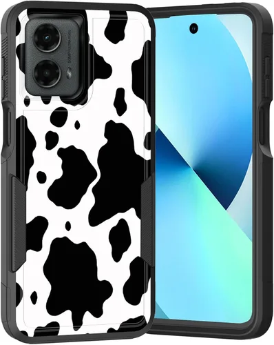 Vista 187 de para Moto G Play 4G 2024, funda de dos capas híbrida resistente y a prueba de golpes, PC duro + silicona suave protectora para Motorola Moto G Play