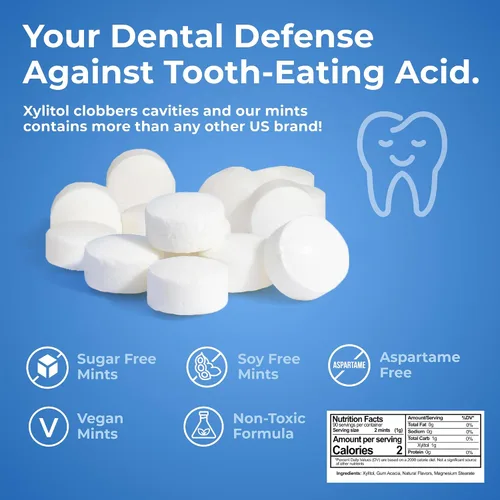 Vista 2 de Epic Dental 100% Xilitol mentas endulzadas para el aliento
