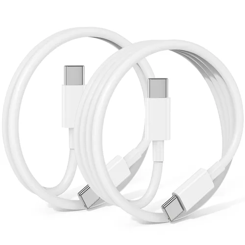 Vista 11 de Paquete de 3 cables negros [3.3 pies+3.3 pies + 6 pies] USB A a USB C, cable USB a USB C Carplay para iPhone 16 15 Pro Plus Pro Max, para iPad