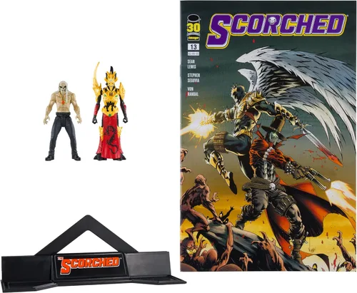 Vista 5 de McFarlane Toys - Spawn Page Punchers 2pk Freak and Mandarin Spawn Figuras de acción de 3 pulgadas con cómic