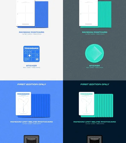Vista 3 de TESORO El Segundo Paso: Capítulo Uno 1er Mini Álbum PhotoBook Versión Contenido+Póster+Seguimiento Kpop Sealed (RANDOM)