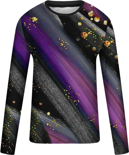 Vista 5 de Sudaderas de manga larga para hombres Impresión gráfica 3D Jersey Ropa Cuello redondo Camisetas básicas Túnica Tops