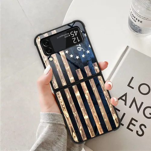 Vista 5 de DAIZAG Funda compatible con Samsung Galaxy Z Flip 3 5G, protección completa, a prueba de golpes, antiarañazos, funda de poliuretano termoplástico