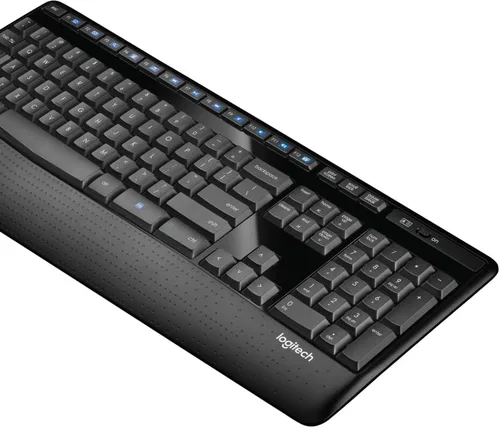 Vista 4 de Logitech Teclado inalámbrico de tamaño completo K345 con reposamanos