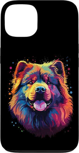 Vista 6 de Watercolour Colourful Dog Chow Chow Case for iPhone 16